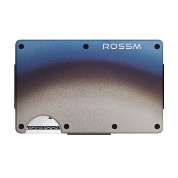 Gradient Burnt Slim Minimalist Front-Pocket Wallet